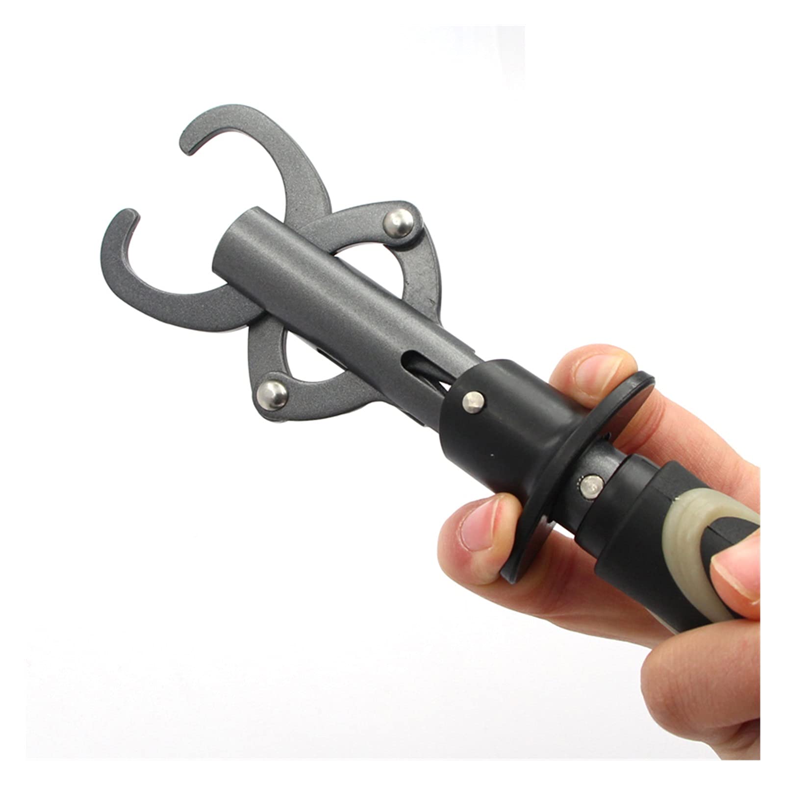 Alicates de pesca luminosos, pinzas de pesca, pinza de agarre con básculas, anzuelos de pesca, herramientas de pesca