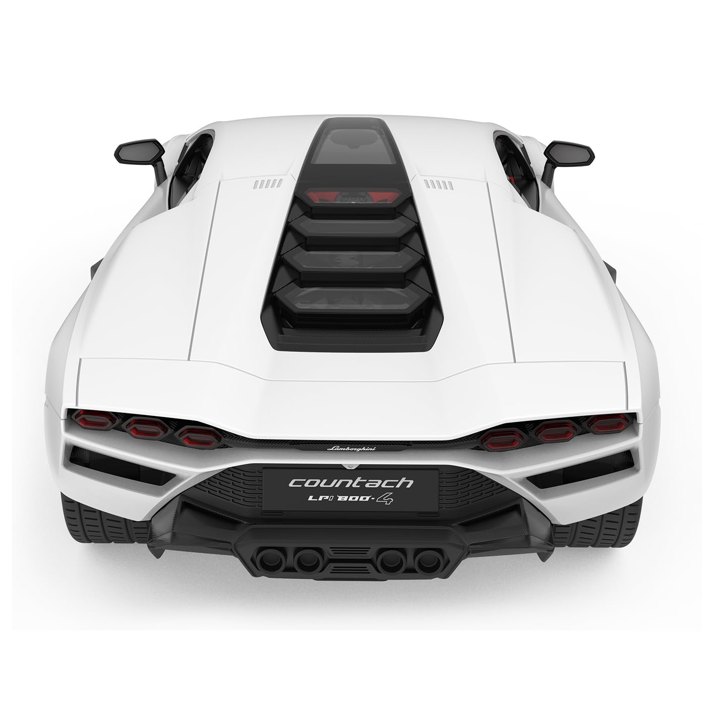 JAMARA Lamborghini Countach LPI 800-4 1:16 Biały 2,4 GHz - Oficjalna licencja, szczegółowe wnętrze, wierne malowanie, przezroczysta przednia szyba, światło LED, samochód RC