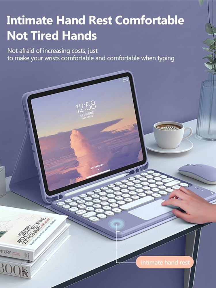 Amazon.com: QYiiD Keyboard Case with Touchpad for iPad 6th