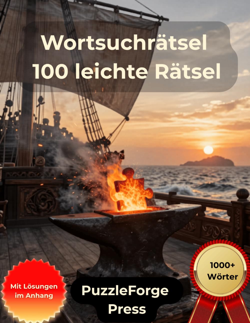 Wortsuchrätsel - 100 leichte Rätsel: Großdruck für Erwachsene und Senioren | Großformat | 1 Rätsel pro Seite | Mit Lösungen im Buch | Über 1000 Wörter ... & entspannte Rätsel zum Gehirntraining)