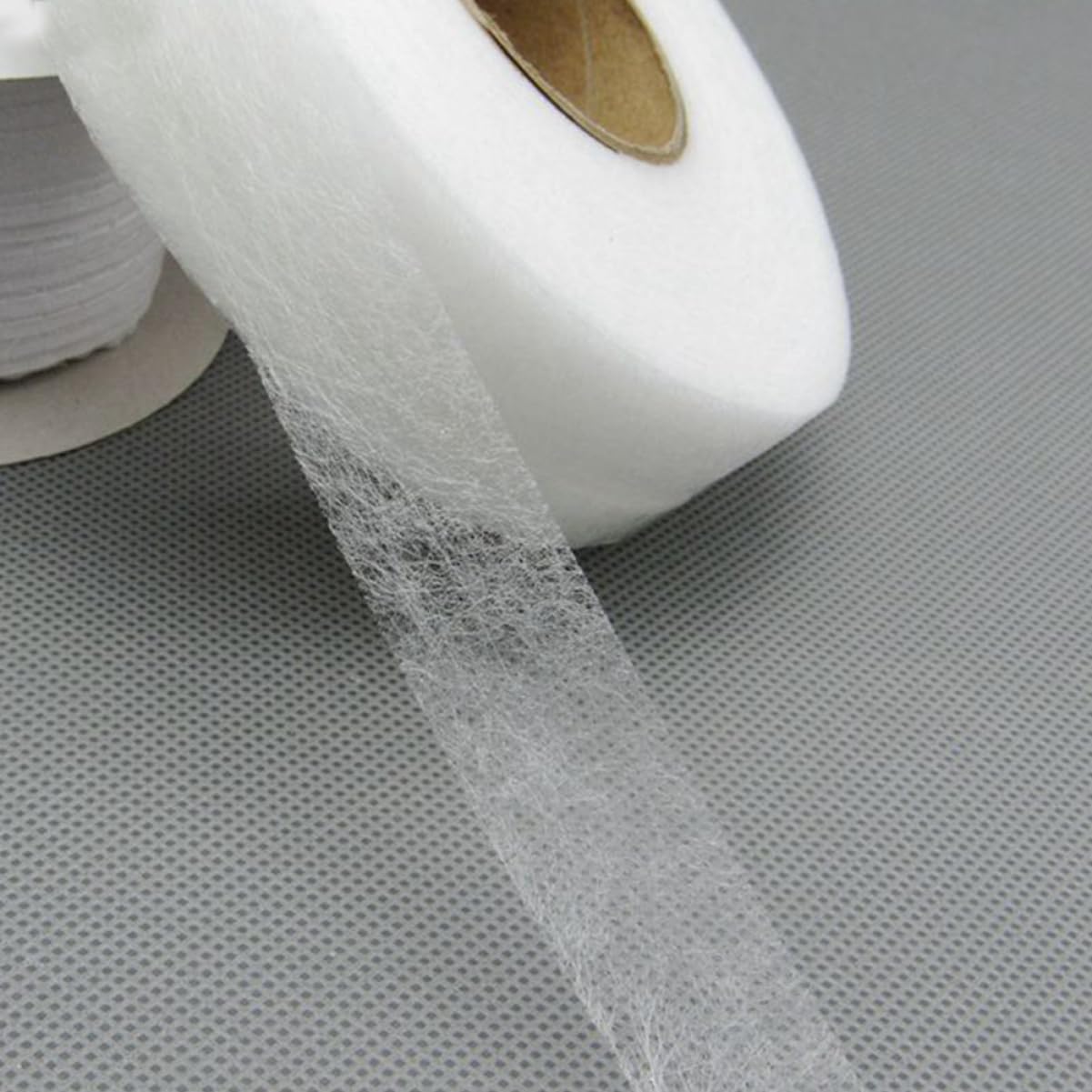Operitacx 12rouleaux Ruban Adhésif Non Tissé Pour Vêtements Bande Thermocollante Tissu Couleur Blanche Pour Réparations