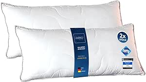 SONGMICS HOME Kopfkissen 80x40cm - Mittelhart Für Alle Schlafpositionen