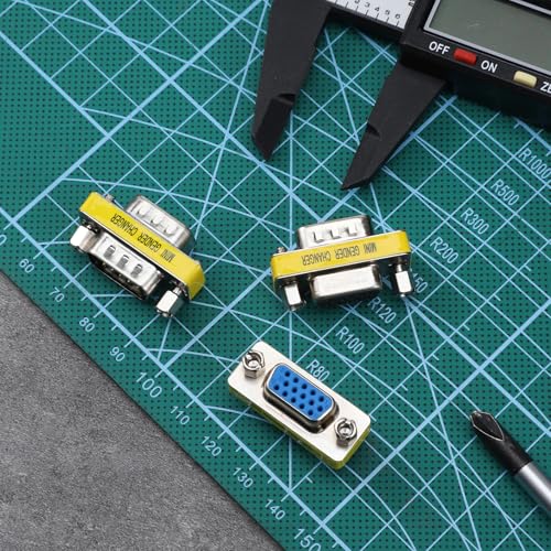 Set 3 adaptadores VGA Cambiadores de género HD15 miniatura 7