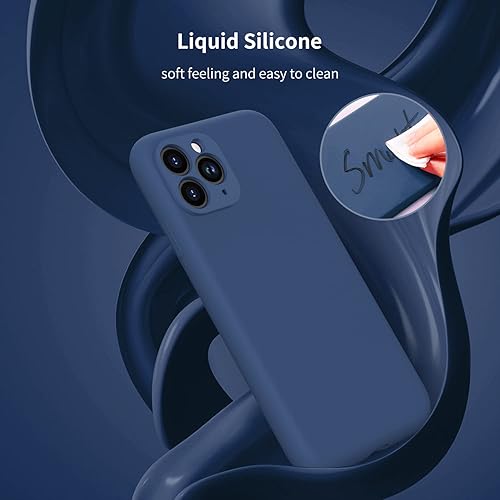 Miniatura 5 de DorisMax Funda para iPhone 11 Pro Max con protector de pantalla - Protector de lente de cámara mejorado - Funda de silicona líquida suave de