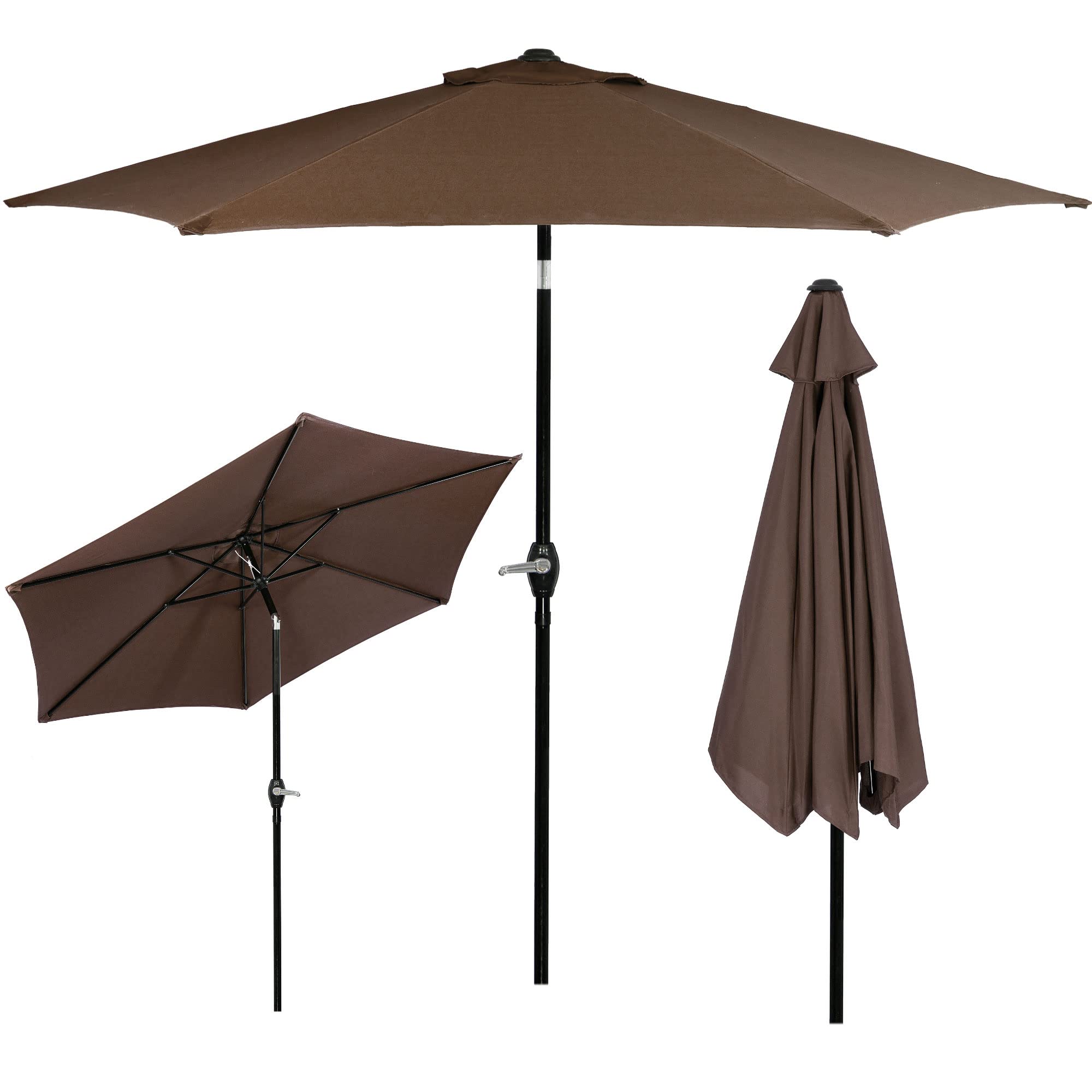 SPRINGOS Parasol przeciwsłoneczny, brązowy, Groß