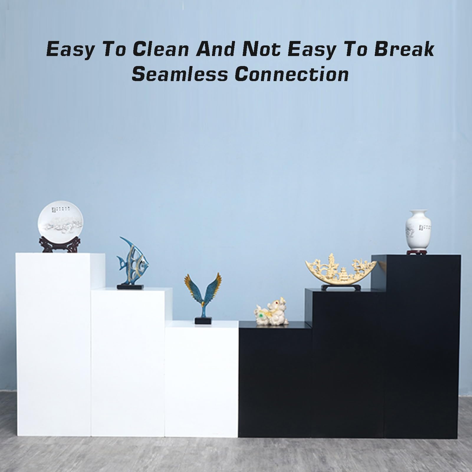 Square Display Pedestal Stand,Large Display Risers Base,Party