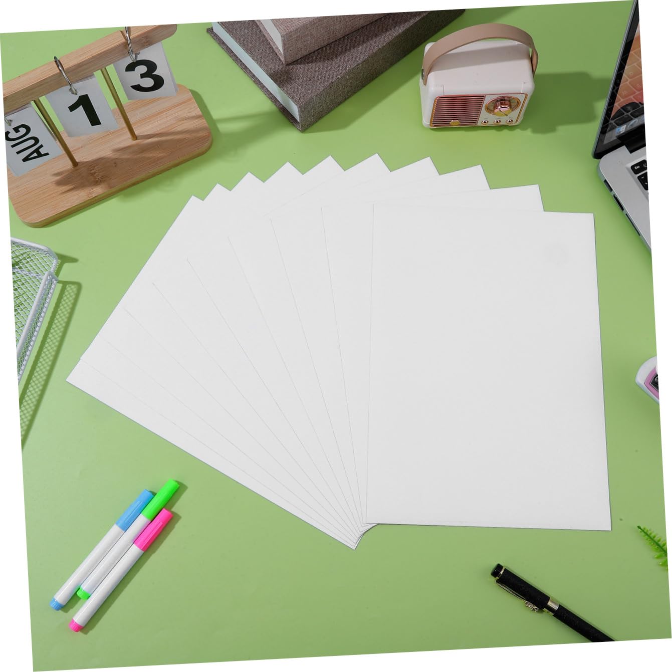 Feuilles Magnétiques Imprimables Format A4 pour Photos et Affiches Blanc Mat 10 Feuilles
