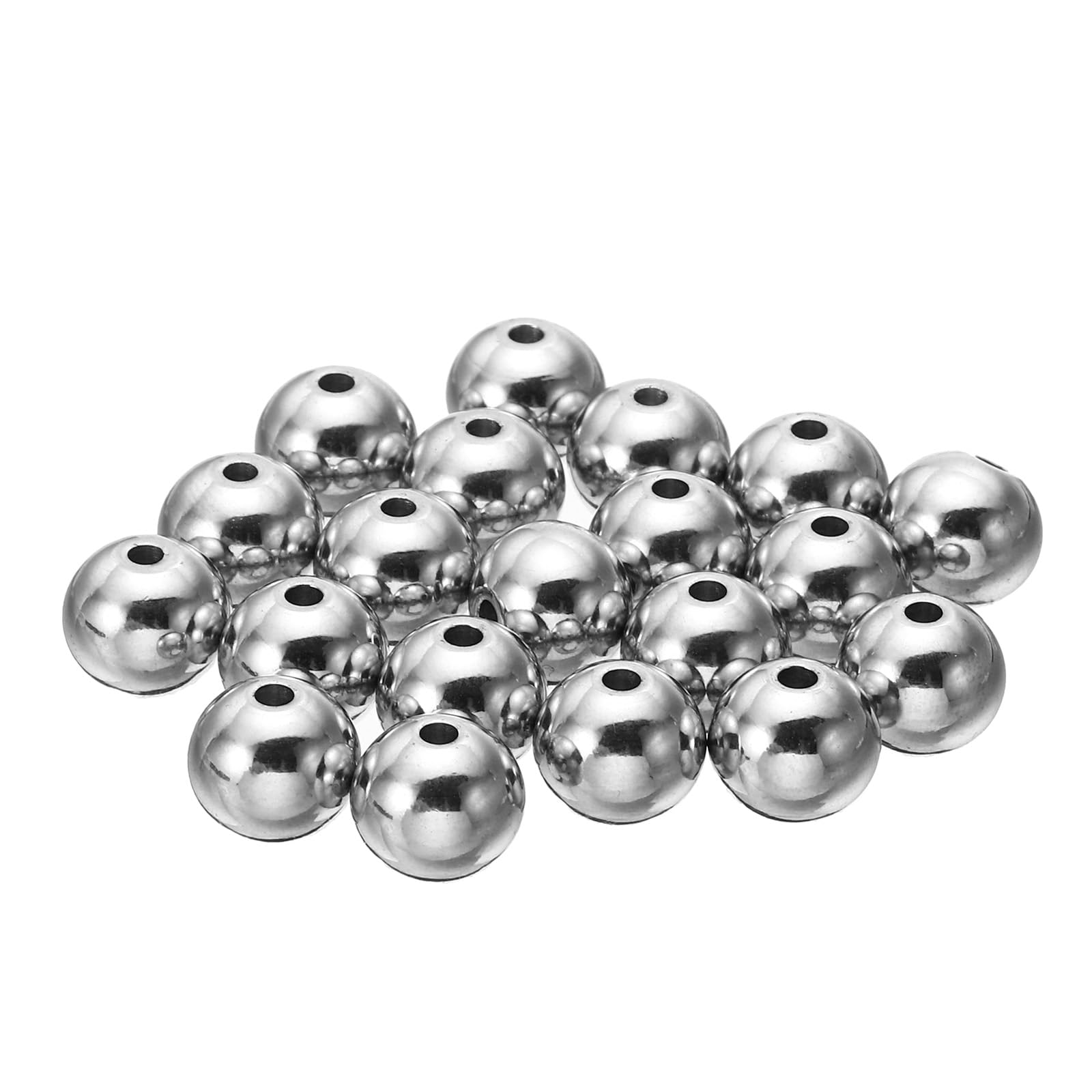 PATIKIL Smooth Round Spacer Beads