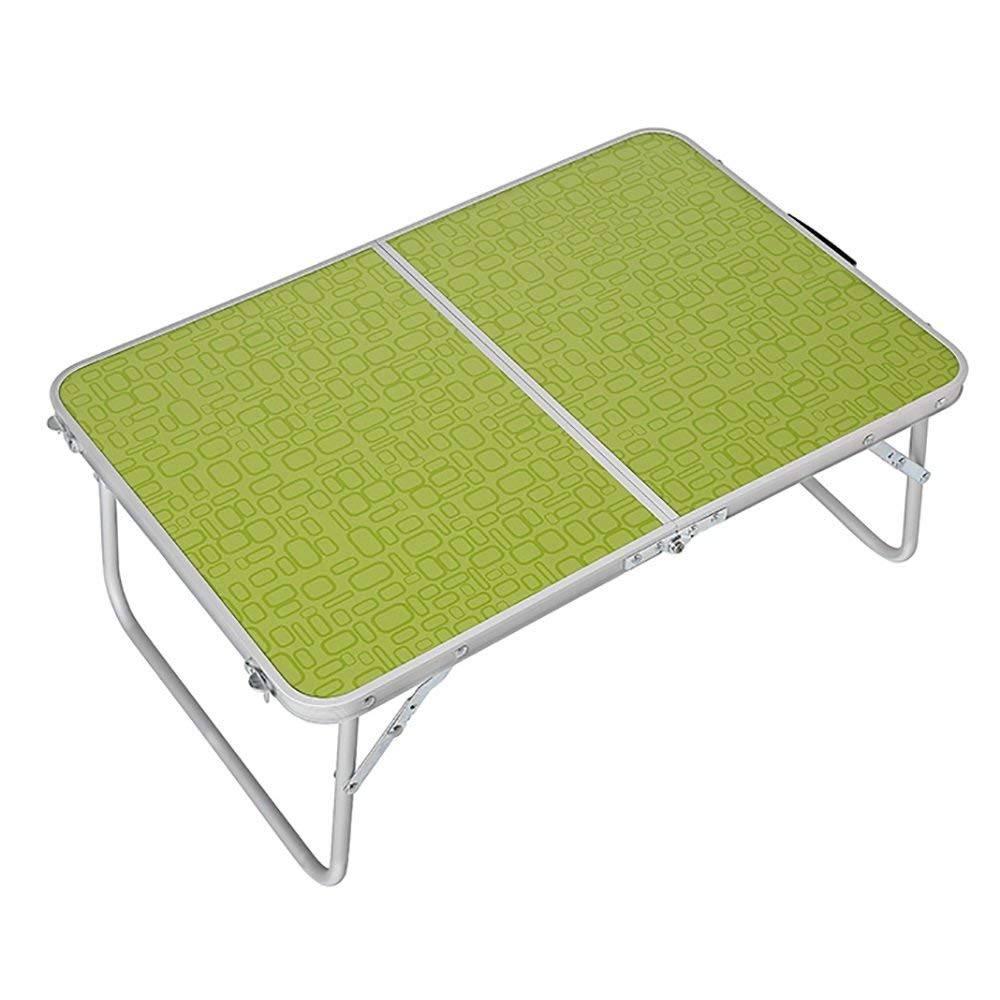 TYZXR Folding table adjustable Outdoor Multi-functional Dining Table/Portable Computer Desk/Book Desk / 64 * 46 * 29CM Can be rotated (Color : A)
