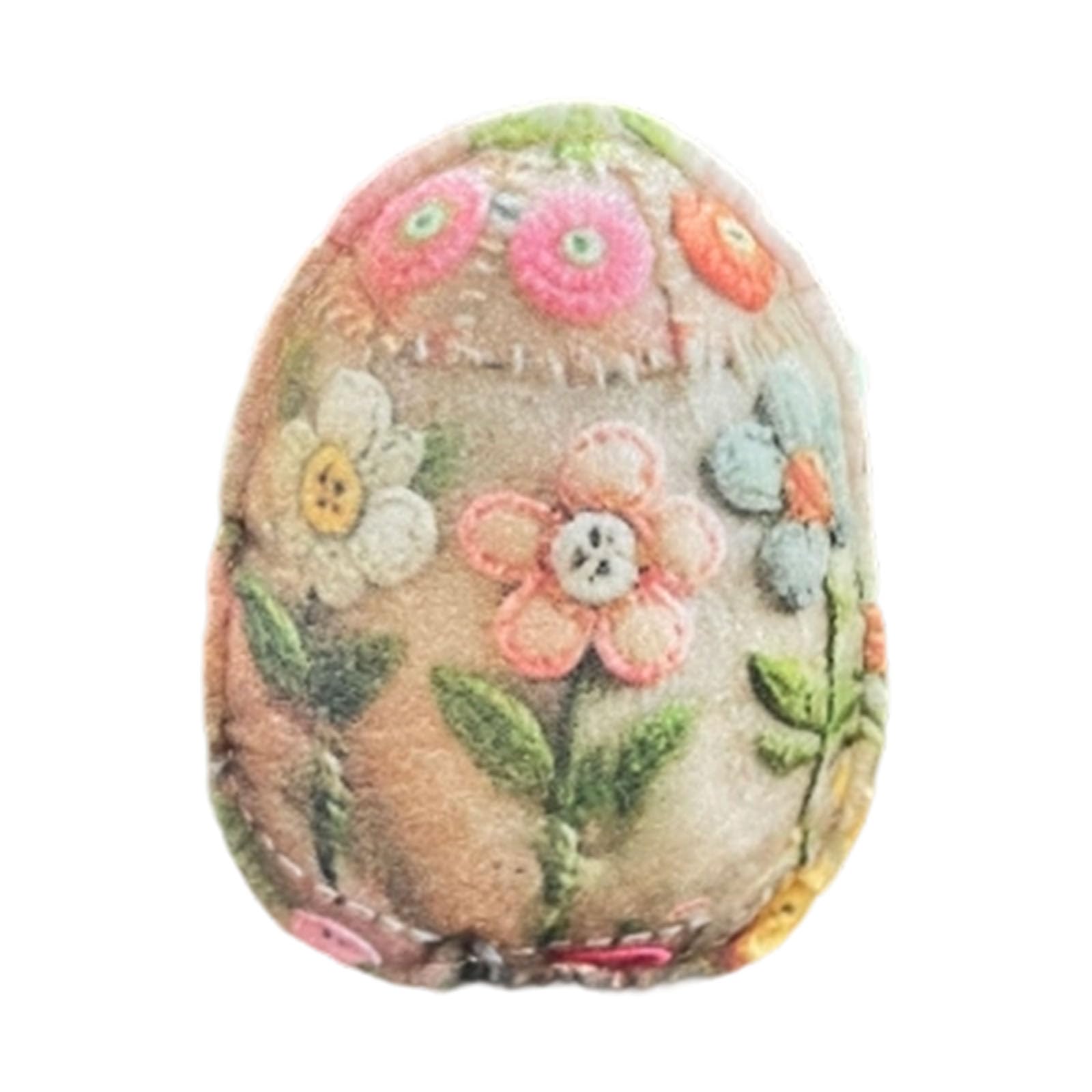 Tsophreniq Felt Easters Eggs User Friendly Sturdy Decorations Holiday Ornament for Homes Party Activities Party Kits