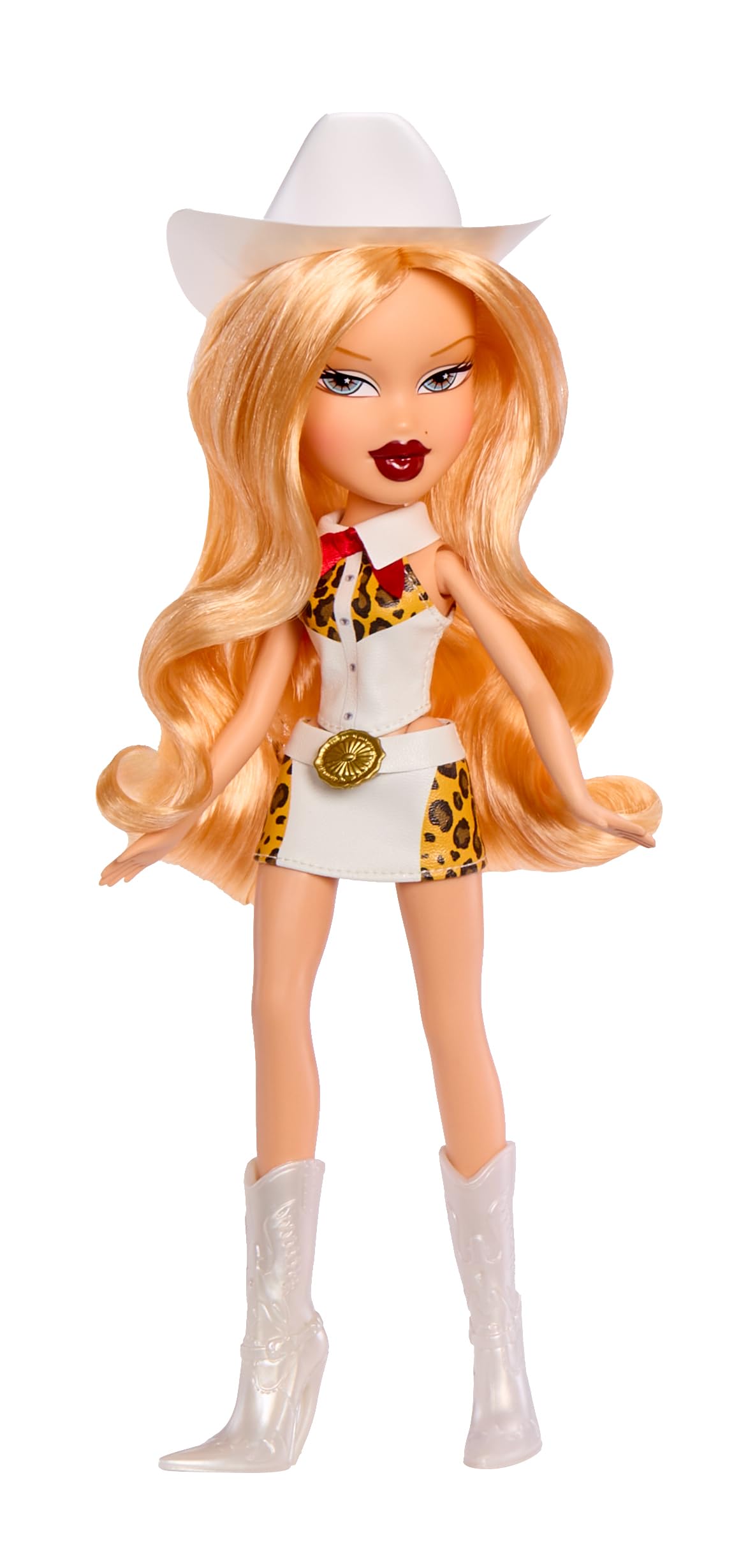Bratz Sassy Stampede Cloe – kolekcjonerska lalka modowa – lalka w stylu kowbojskim z kompletem ubrań i akcesoriami