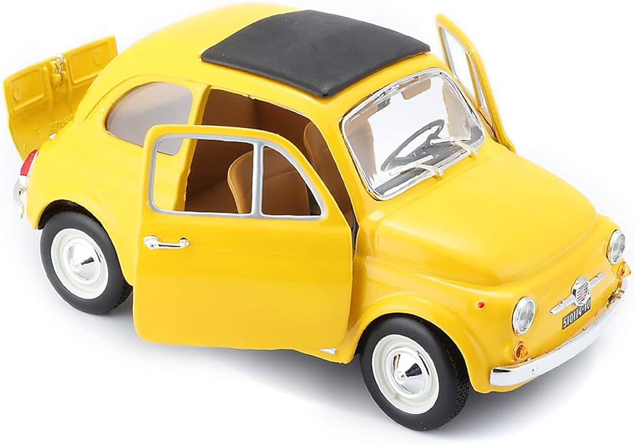 Amazon.co.jp: ブラーゴ ミニカー 1/24 FIAT 500F フィアット