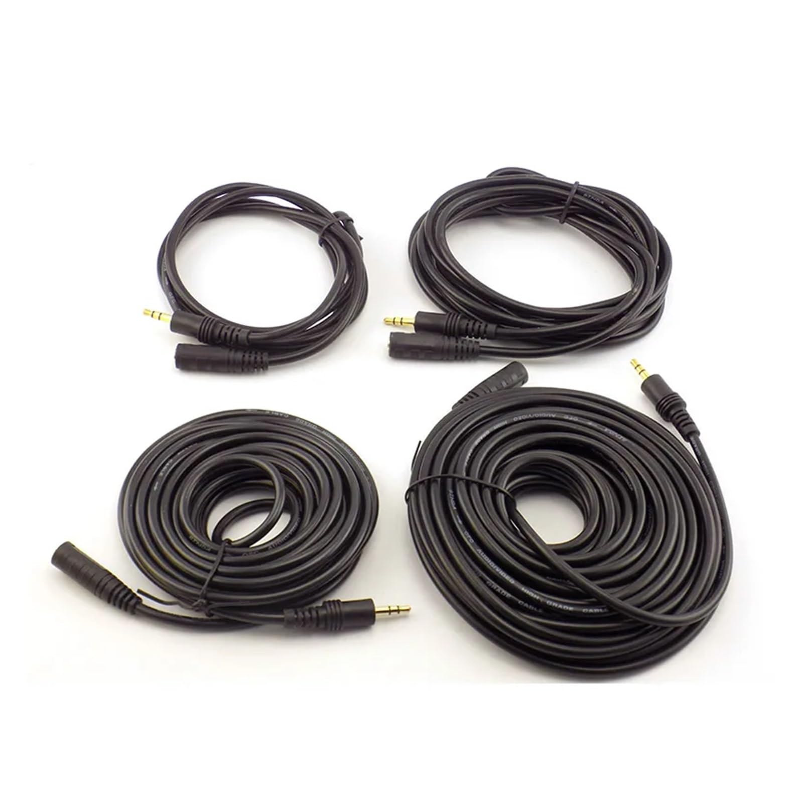 1.5/3/5/10M 3.5mm Stereo męski na żeński przedłużacz kabla audio do słuchawek telewizor z dostępem do kanałów komputer Laptop MP3/MP4 słuchawki E3(Male to female,15m)