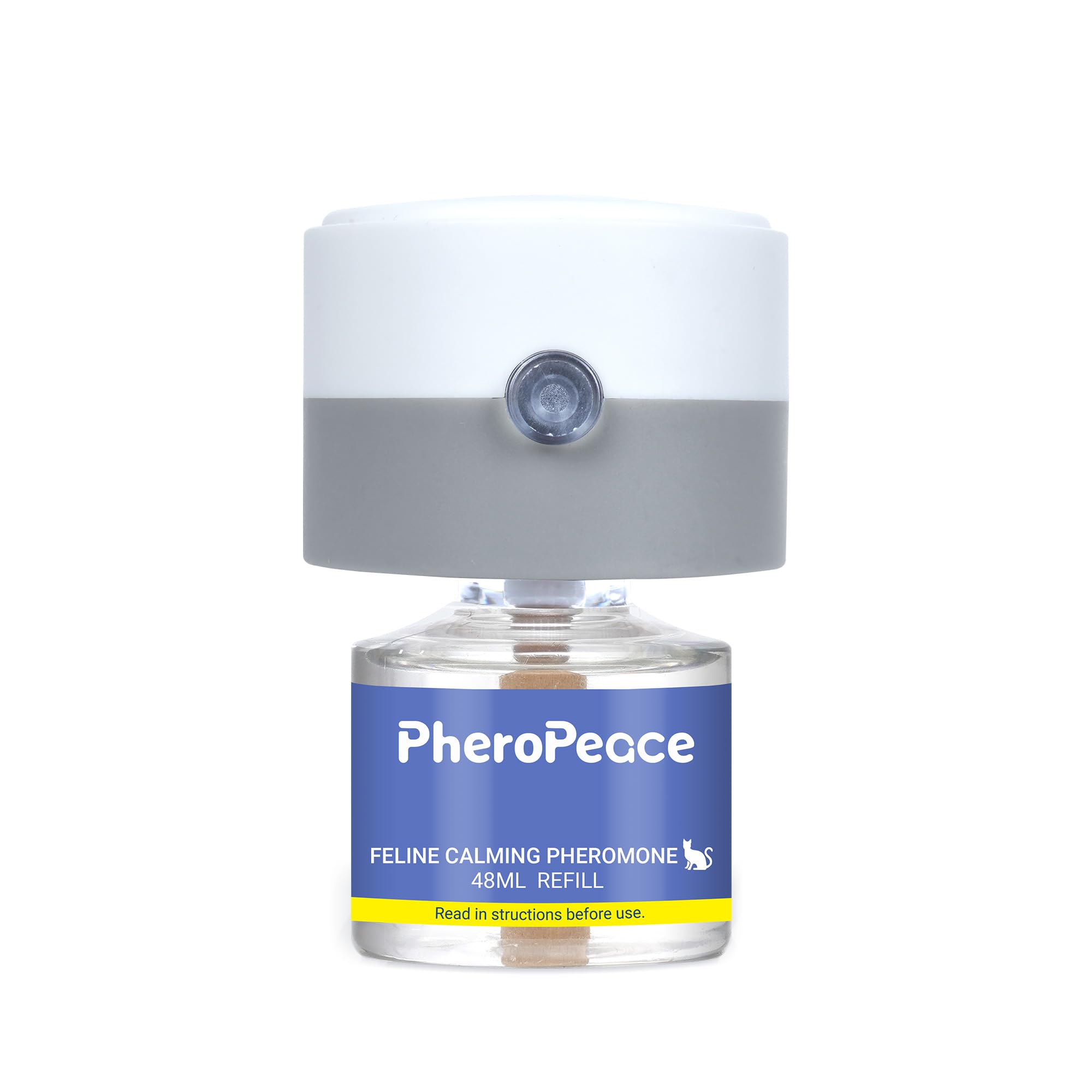 Cat Calming Diffuser Kit (1 Diffuser + 1 Refill, 48ml) – 30 Day Supply – Cat Pheromones Diffuser for Multi-Cat Conflict, Urine Marking & Scratching Pheromone Diffuser for Stress & Tension Relief - image 7