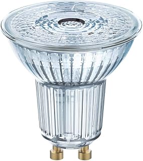 OSRAM Dimmbare PAR16 LED Reflektorlampe mit GU10 Sockel, Kaltweiss (4000K), Glas Spot, 5.5W, Ersatz für 50W-Reflektorlampe, LED SUPERSTAR PAR16, 10er-Pack