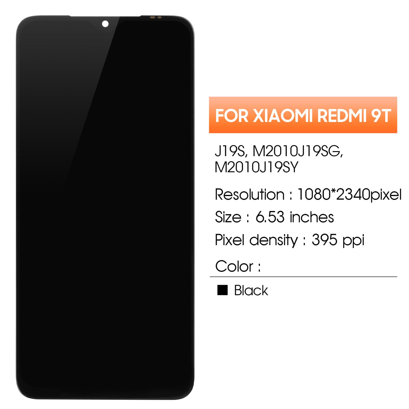 Amazon.com: for Xiaomi Redmi 9T Screen Replacement for Xiaomi