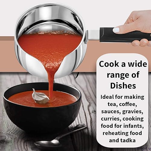 Miniatura 5 de Hawkins Tpan de acero inoxidable con tapa de vidrio (Sstp15), 1,5 litros, sin recubrimiento, 6 litros