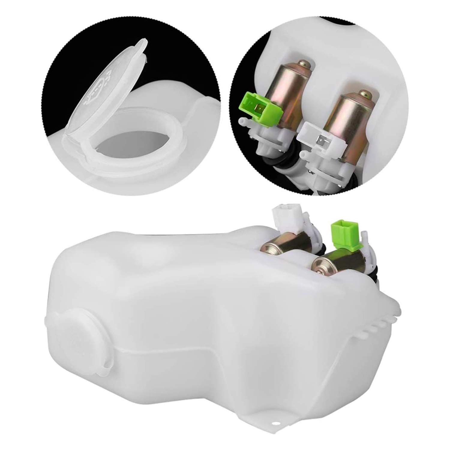Auto 2 Loch Windschutzscheibe Wischer WäScher Flasche mit Pumpen Flasche Glas Kit für Patrol 88-97