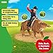 schleich Farm World - 4PC Bull Riding Playset with Cowboy Figurine - Rodeo Toy Set with Realistic 7” Bull Figure and Detachable Rider - Durable Cowboy Toys for Imaginative Play - Kids Ages 3+ | 72120