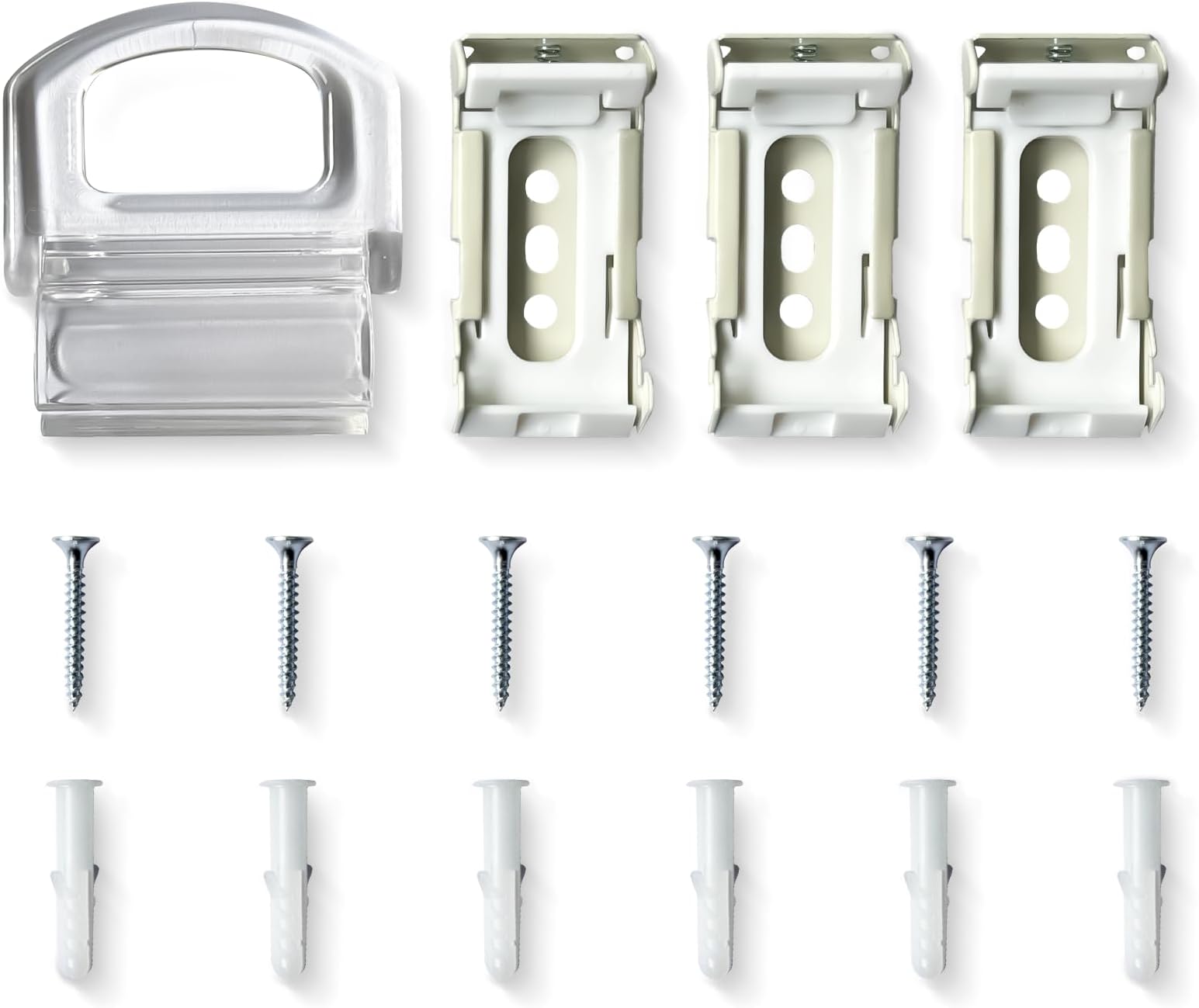 AOSKY Roller Shades Accessories Replacement Installation Brackets Easy to Install Roller Blinds Repair Kit