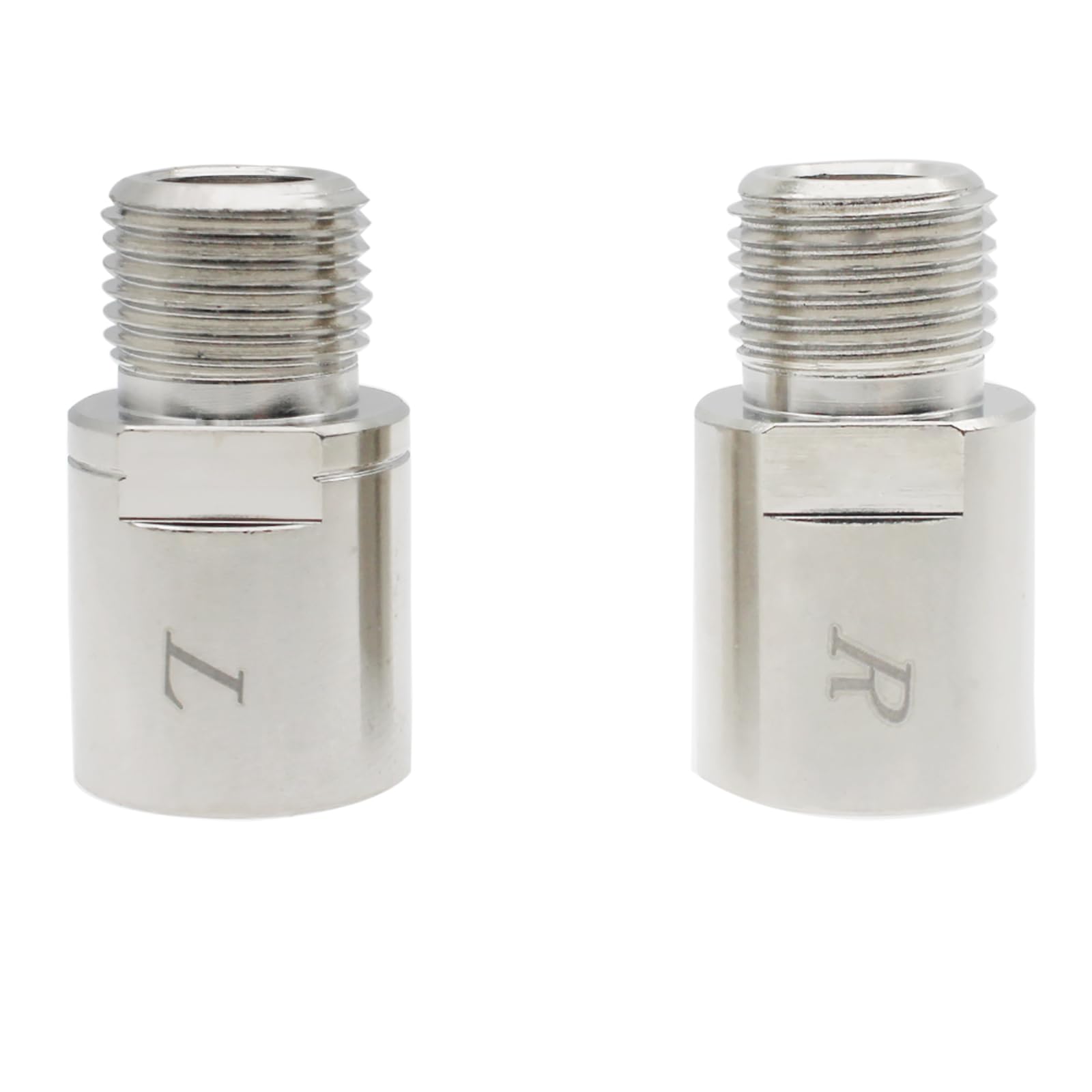 1 Pair Pedal Extenders Bicycle Chrome-Molybdenum Steel Bike Pedal Extenders for 9/16 in Threaded Pedals Bike SPD MT MTB BMX Road Street Bicycle