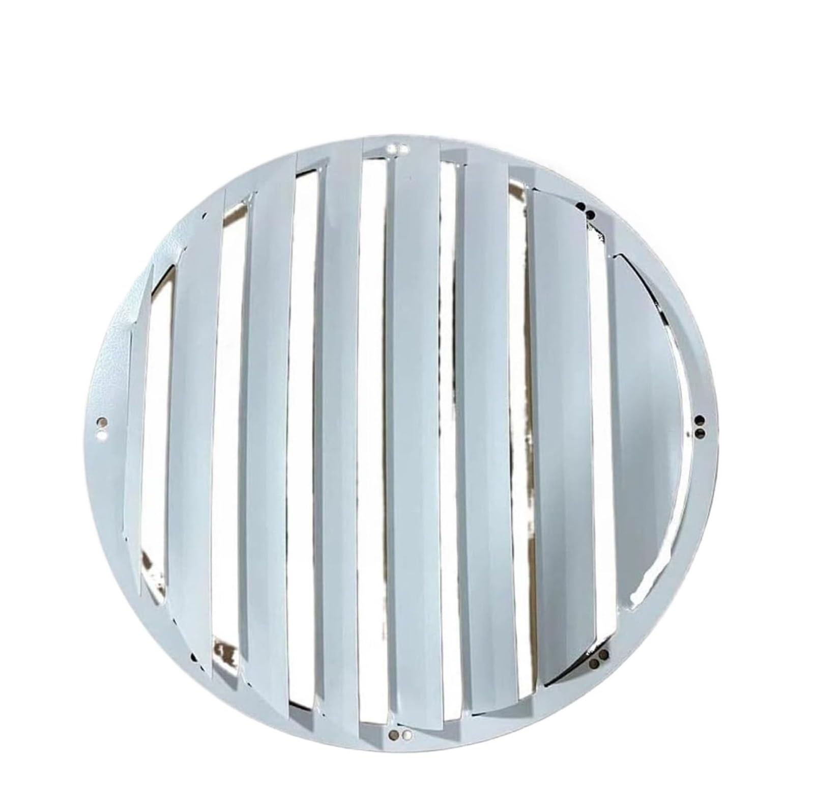 AVkgwrtb Stainless Steel Ac Vent Deflector, Outdoor AC Deflector Grille, Steel Wind Guide, Multiple Sizes(Round,58X58cm)