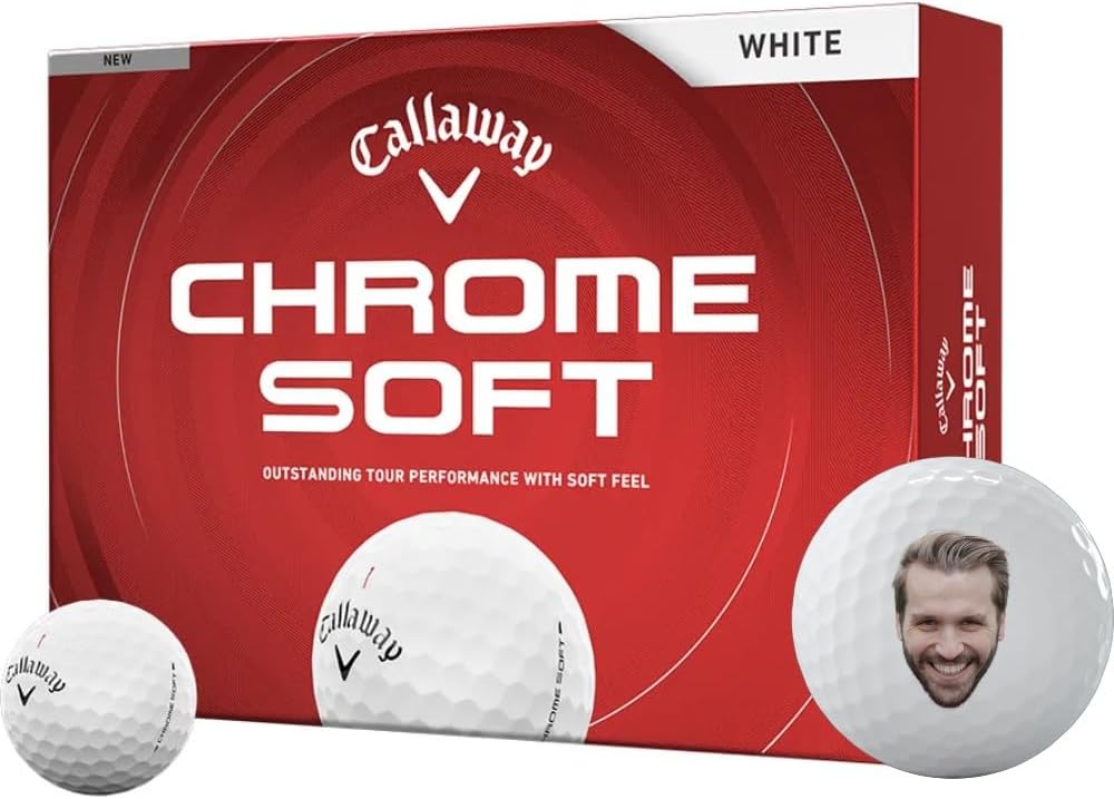 Callaway Golf Chrome Soft Photo Golf Balls - 2026 Model