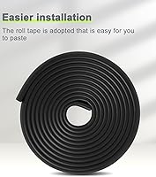 Vista 8 de Protector de esquina de espuma para bordes y esquinas, con parachoques de seguridad de espuma de 19 pies de longitud, protectores de esquina de mesa