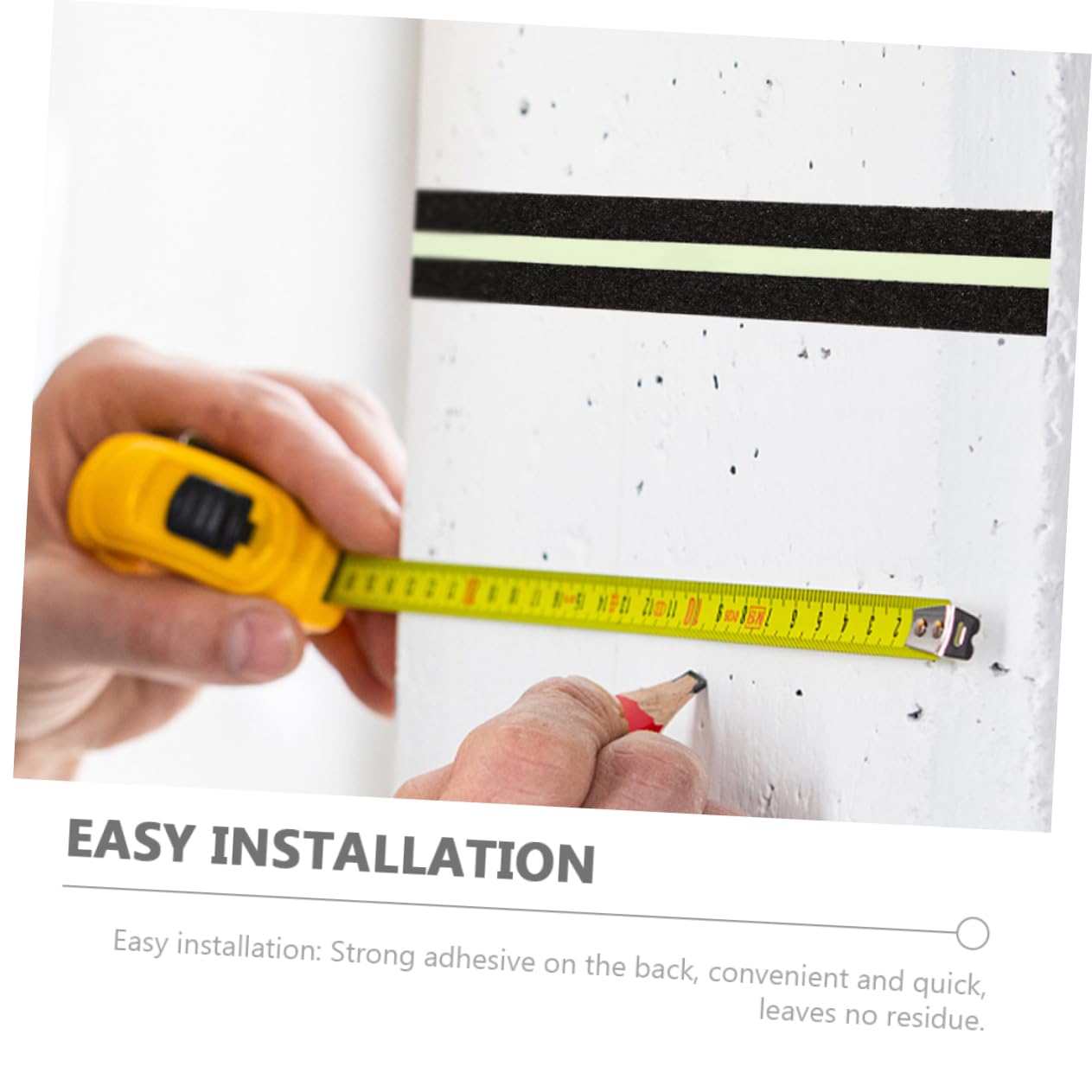 4rollos Cinta Luminosa Antideslizante Para Escaleras y Pasillos Adhesiva y Reflectante Guía De Direcciones Para Seguridad Interiores y Exteriores