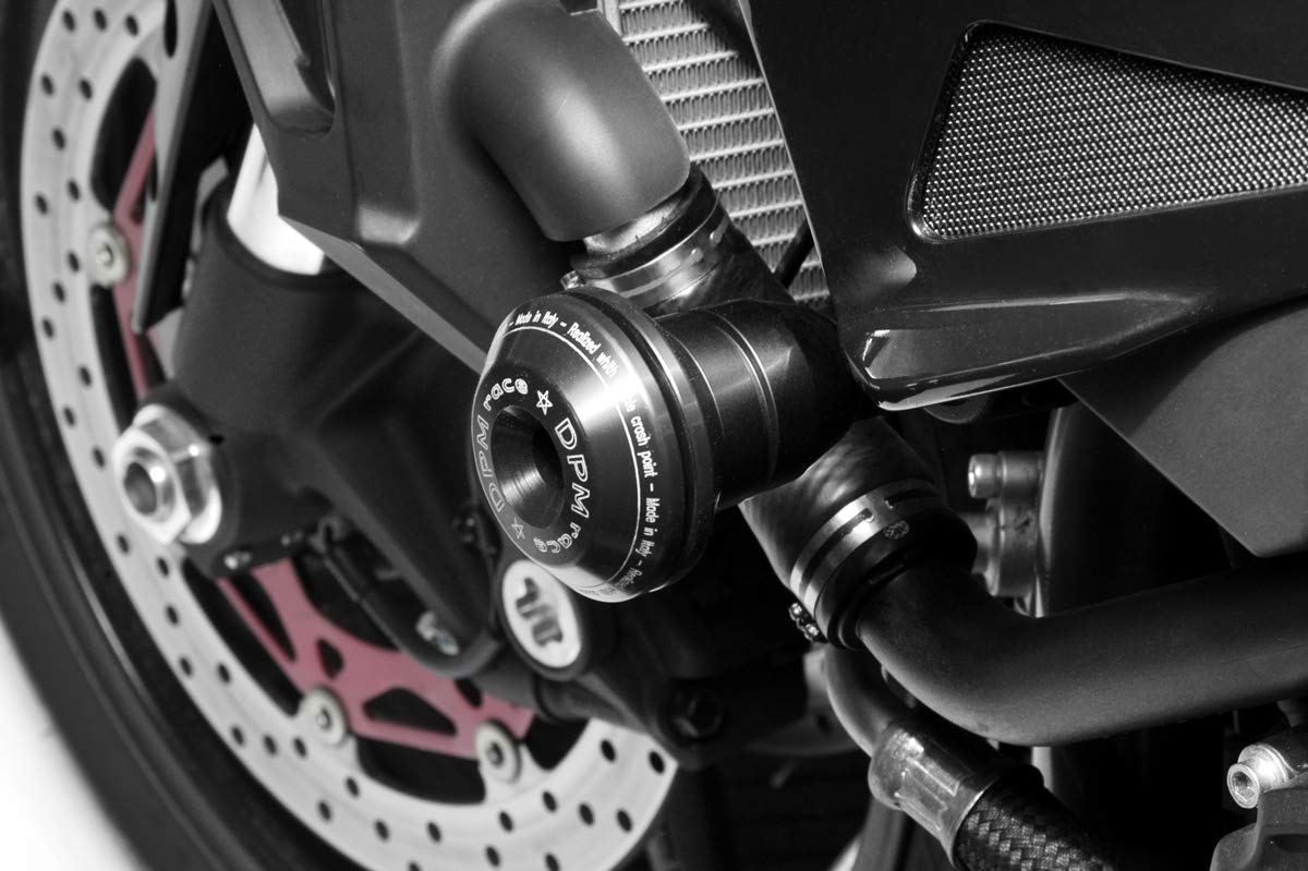 MT 10 2015/20 - Cadre Coulisses 'Warrior' (R-0763) - Aluminium Protection Anti-chute Crash Barre Coque - Visserie Incluses - Accessoires De Pretto Moto (DPM Race) - 100% Made in Italy