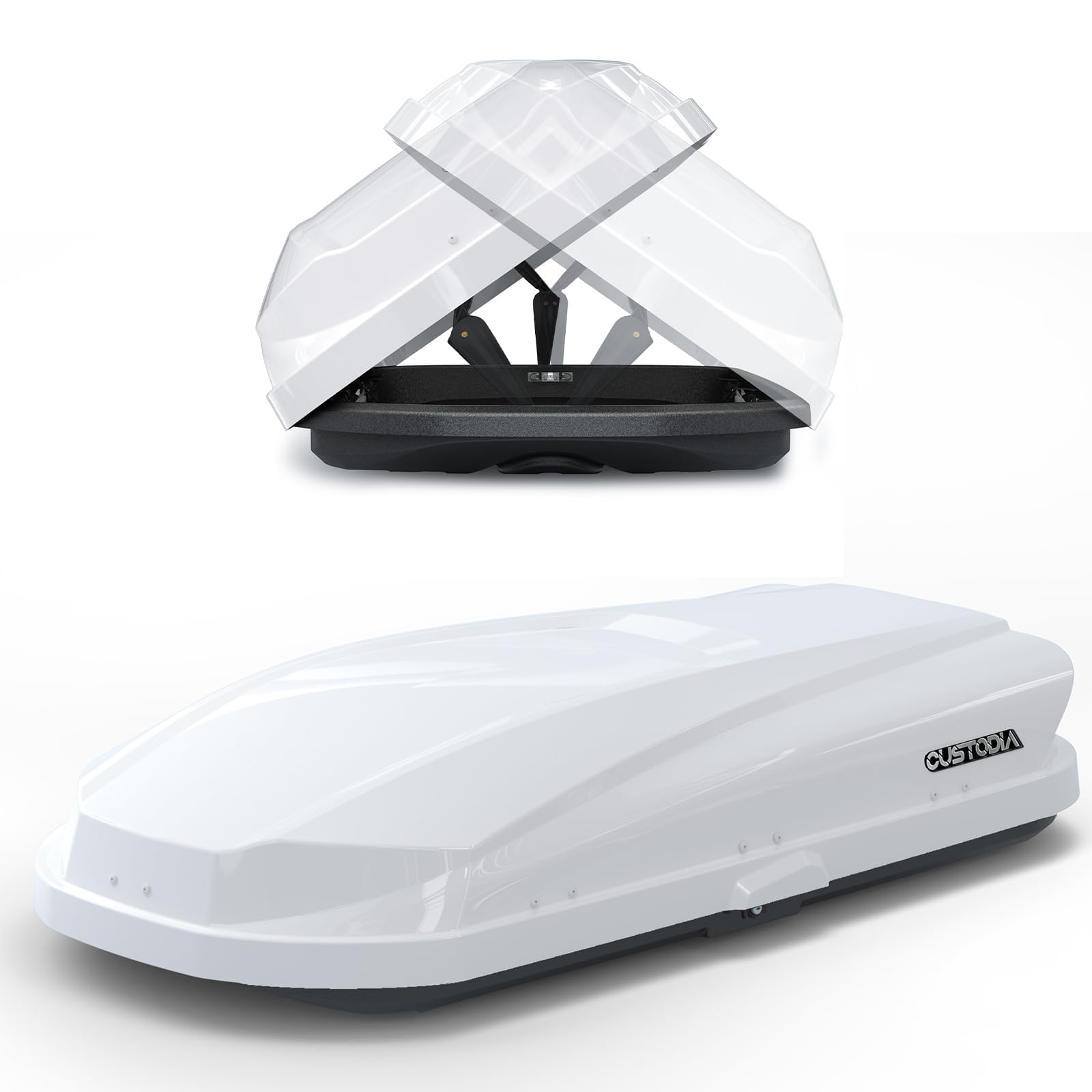 Gxcevsou Hard Shell Roof Cargo Carrier with Security Keys