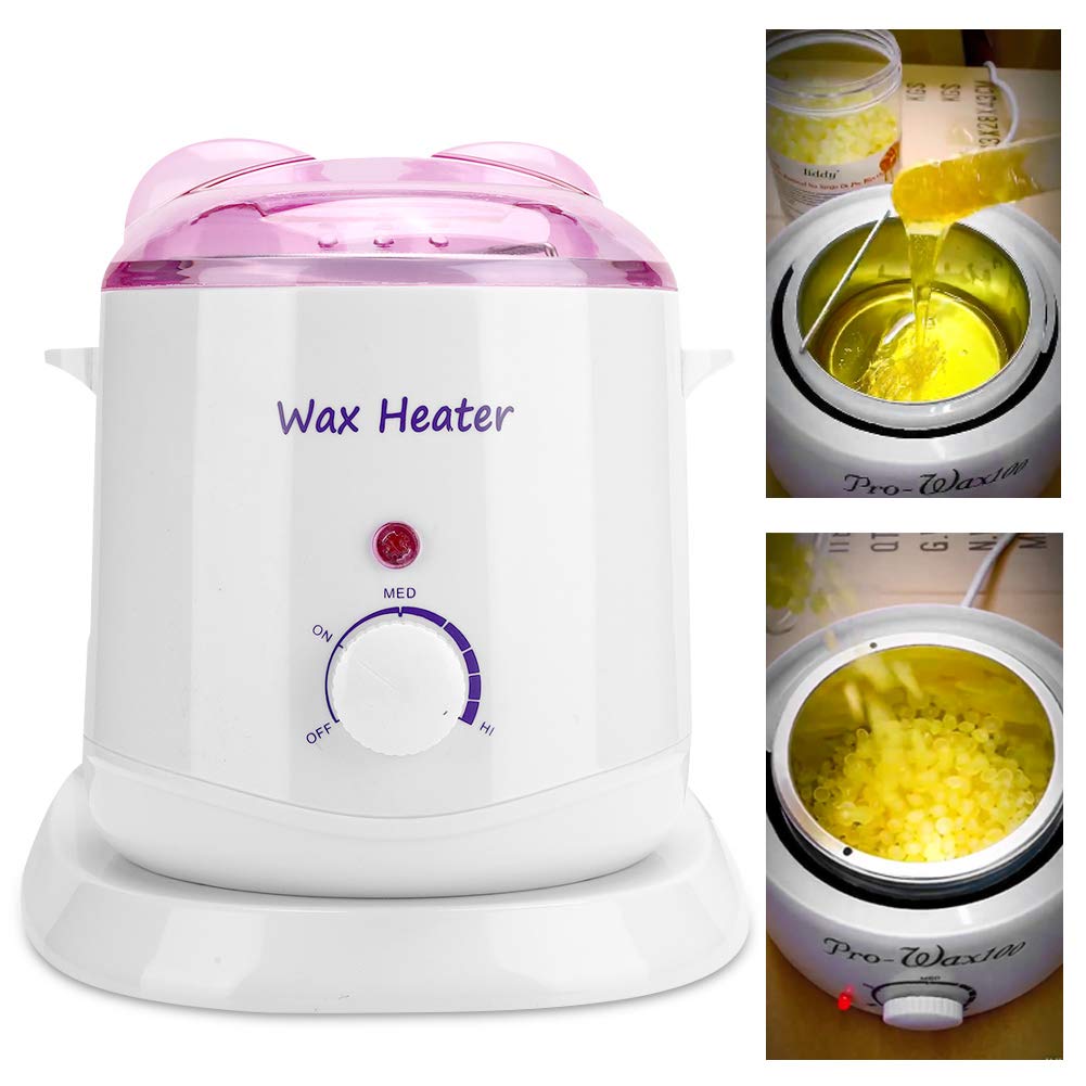 Chauffe Cire Epilation, 180W Salon Chauffe Cire Epilation Professionnelle 800 ML Machine à cirer réglable pour Le Corps(European Standard 220V)