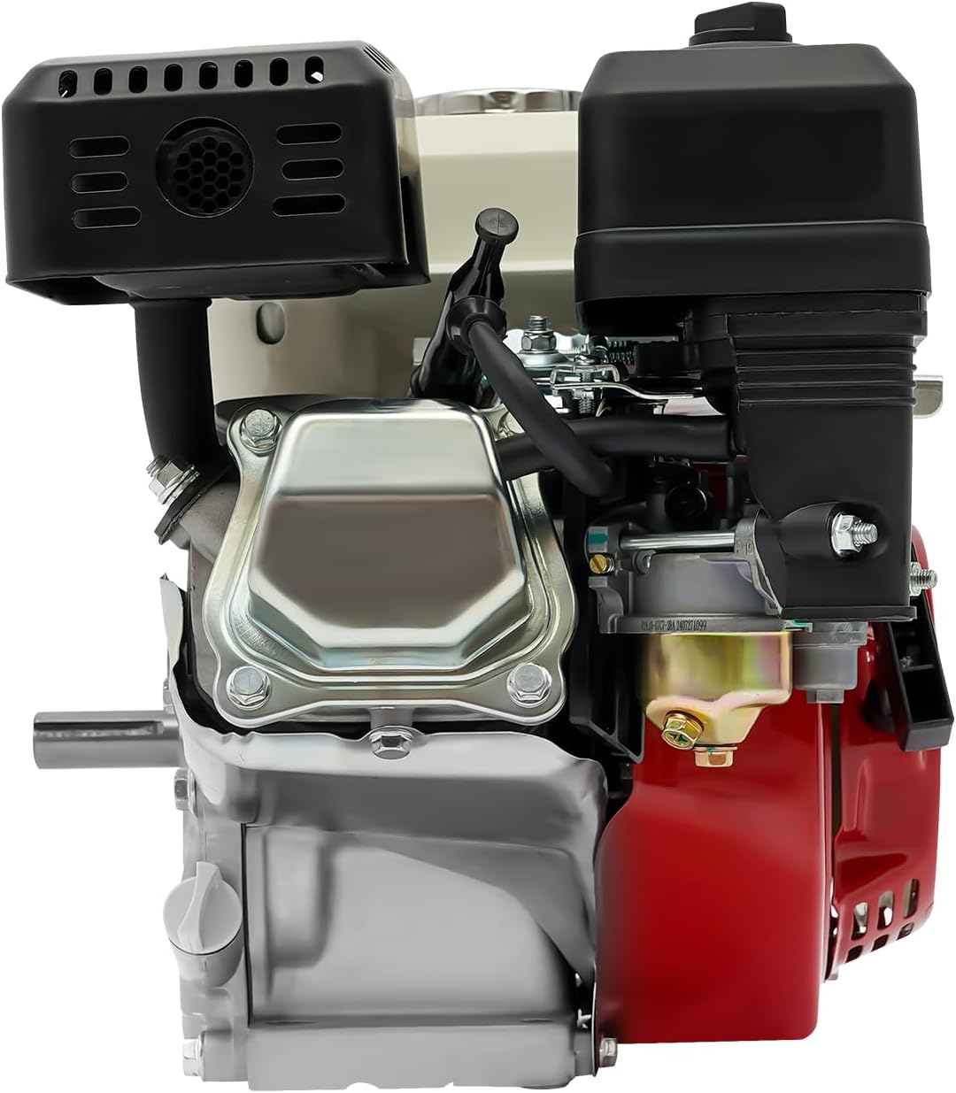 6.5hp 4 Stroke 200CC Gas Engine, Industrial Gas Engine for Gx160 Ohv Air Cooled Pullstart,3600rpm Air Cooled Single Cylinder Gas Engine for Go Kart,5mm Shaft Keyway, 20mm Shaft Diameter