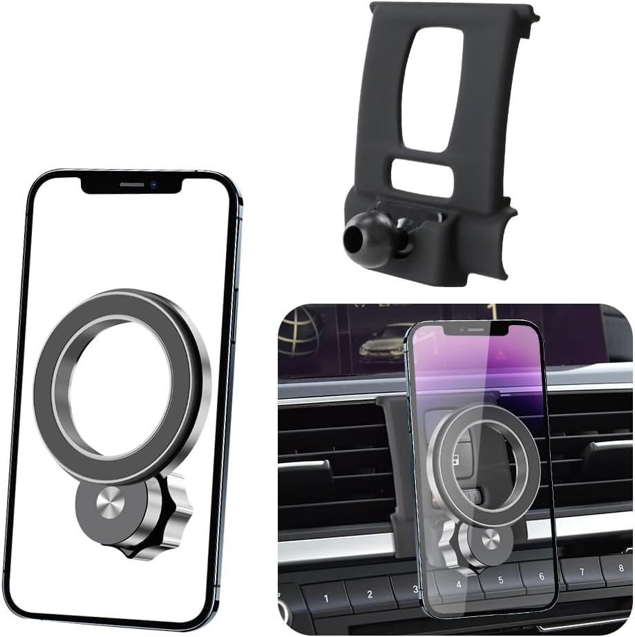 Car Magnetic Phone Mount for BMW 3 Series 2019-2022 and BMW 4 Series 2021-2023 Auto Interior Accessories Best Cellphone Holder Mobile Cradle Cell Phones Navigation Charging Screen Magnet Stand