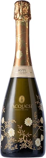 Acquesi Asti DOCG Sparkling Wine Dolce Acquesi - Aromatic World Champion from Moscato Grapes - Martinotti Piedmontese Method - 7% Vol - 750 ml