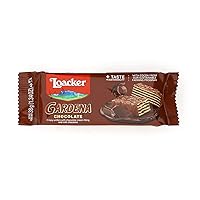 Vista 3 de Loacker Gardena - Barritas de obleas crujientes cubiertas de chocolate con leche prémium con relleno de crema de chocolate, paquete de 25 aperitivos