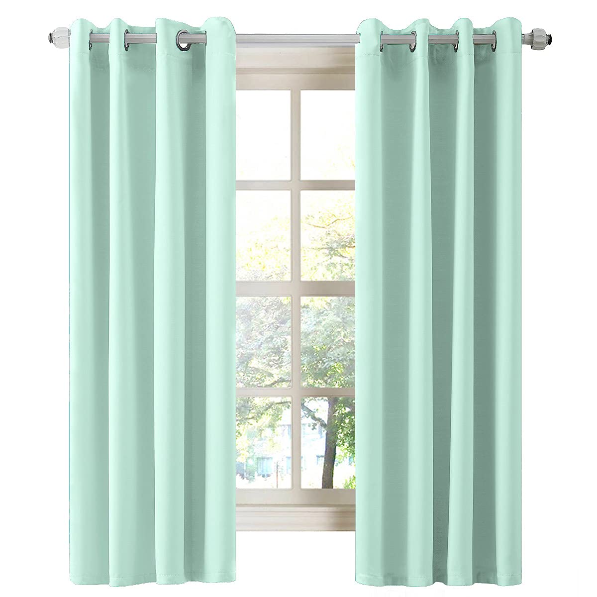 LA PALMA Blackout Curtains--2 Panels