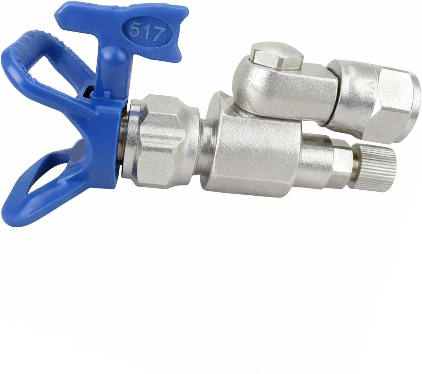 287030 CleanShot Shut-Off Valve Swivel Joint Fit for Graco Titan Wagner 7 8-Inch Threads Size Airless Paint Spray Guns Pole Extensions Anti-Spitting Valve Adapter Replace 287036 (Model 2)