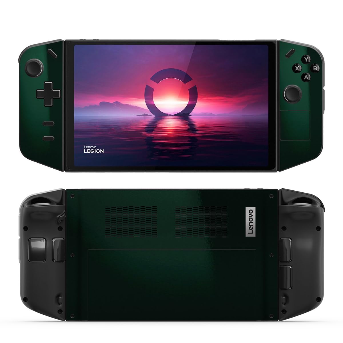 SopiGuard Sticker Skin for Lenovo Legion Go Edge-to-Edge Vinyl Wrap (Gloss Royal Green)