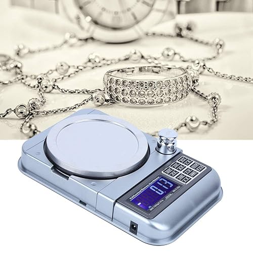 Miniatura 3 de Topyond Báscula digital de gramos, 35.27 oz/0.00 oz de precisión para joyas y monedas, diseño recargable portátil con temporizador, para pesaje