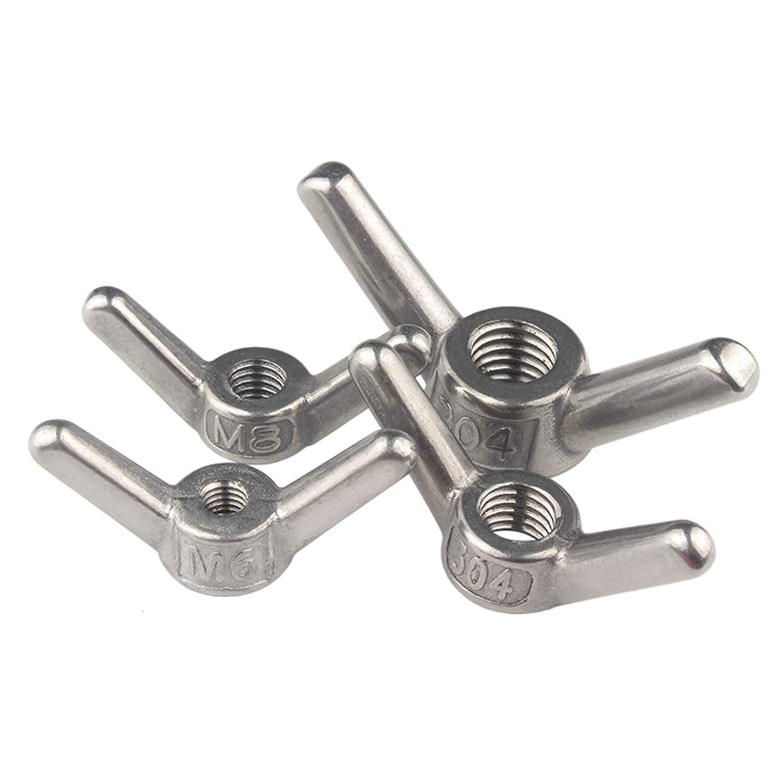 Scheda Tecnica OKUMEYR 6 Pz Noce M10 Galletti Inossidabili Filettato Bullone Del Dado Ad Alette Galletti In Acciaio Hardware Della Macchina Dado Della Macchina Dado A Mano Acciaio Inossidabile Silver Dado M10 - 9
