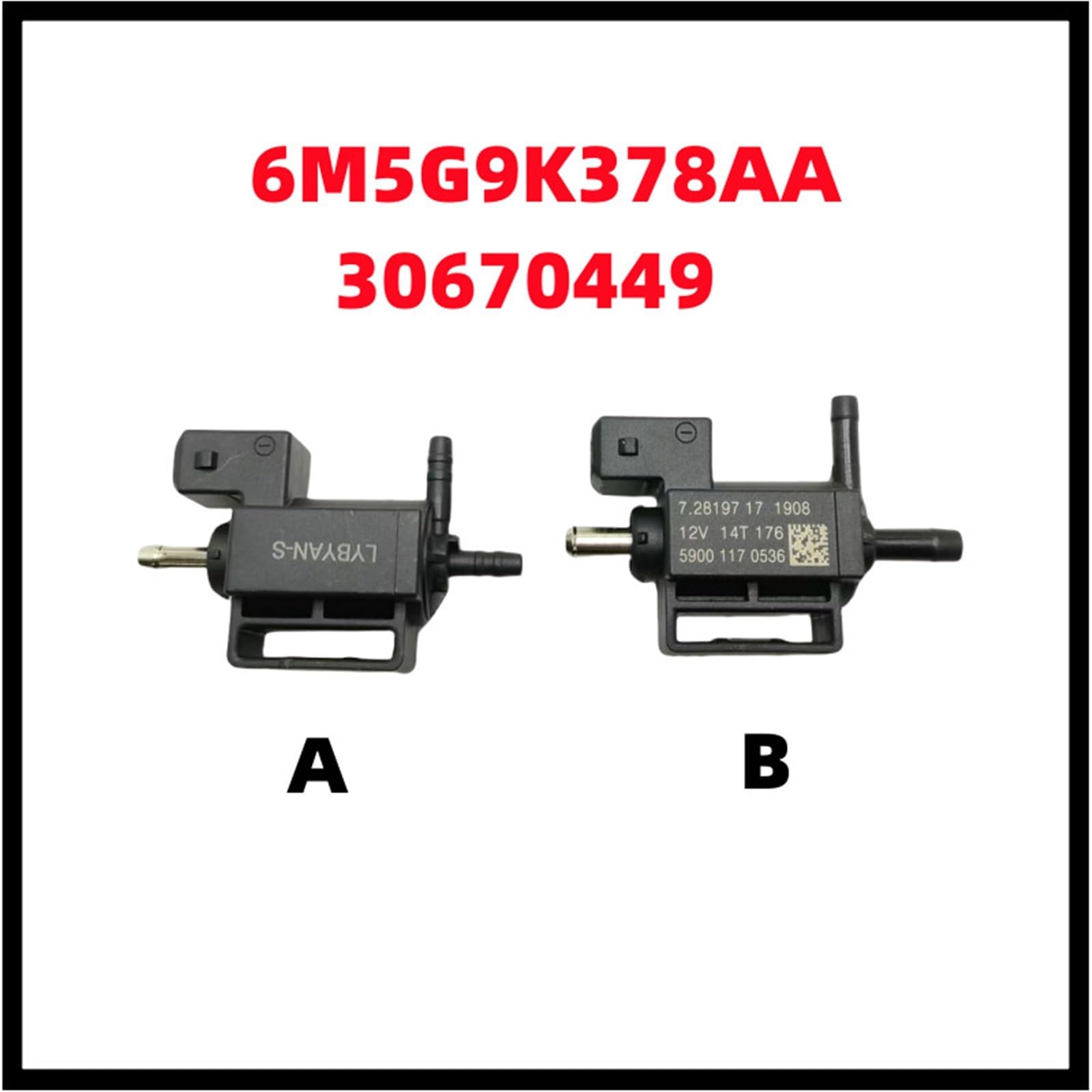 Per Volvo S60 Per Focus Per Mondeo Per Kuga Turbocompressore Elettrovalvola Pressione Di Sovralimentazione Valvola EGR‌ Sensore posizione valvola EGR‌(A)