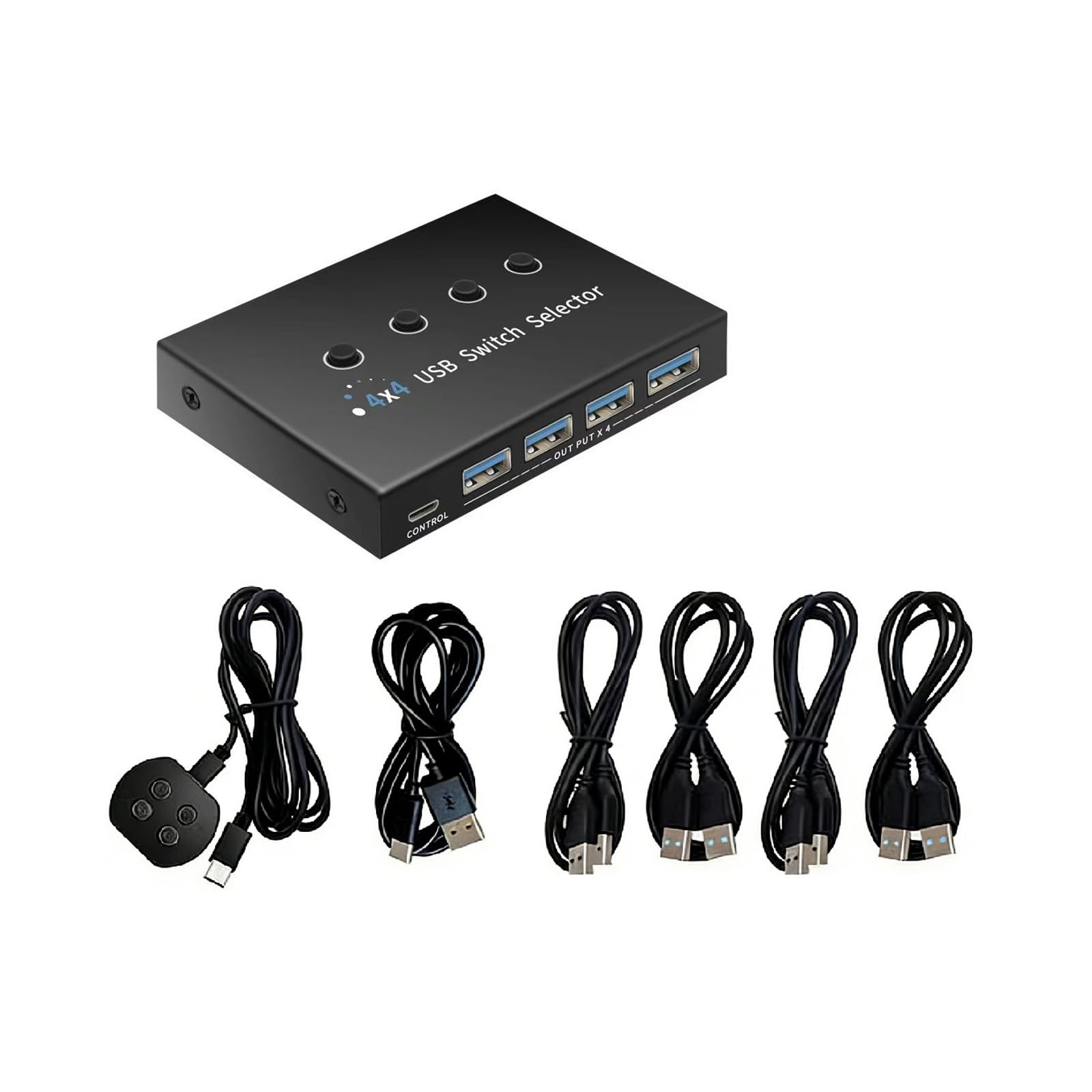 Der USB-Hub-Switcher aus Legierung ermöglicht es mehreren Computern, Drucker zu teilen, schnelle Übertragung, Legierungs-USB-Hub-Switcher ermöglicht es mehreren Computern, Drucker schnell zu