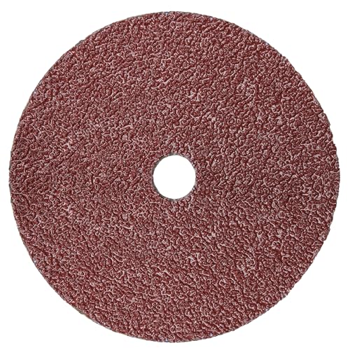 Cubitron II Fibre Disc 982C, Pack of 100, 7 in x 7/8 in, Center Hole, 36+ Grit Precision-Shaped Grain Abrasive Discs, for Heavy Grinding, Deburring, Beveling, Finishing, and Weld Removal by 3M - Used condition - US$614.39