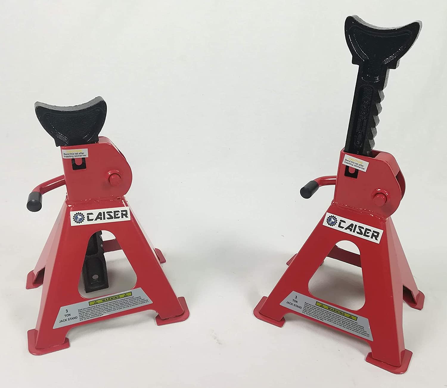 Pareja DE CABALLETES 3 TONELADAS BORRIQUETAS Jack Stand 3 TONS