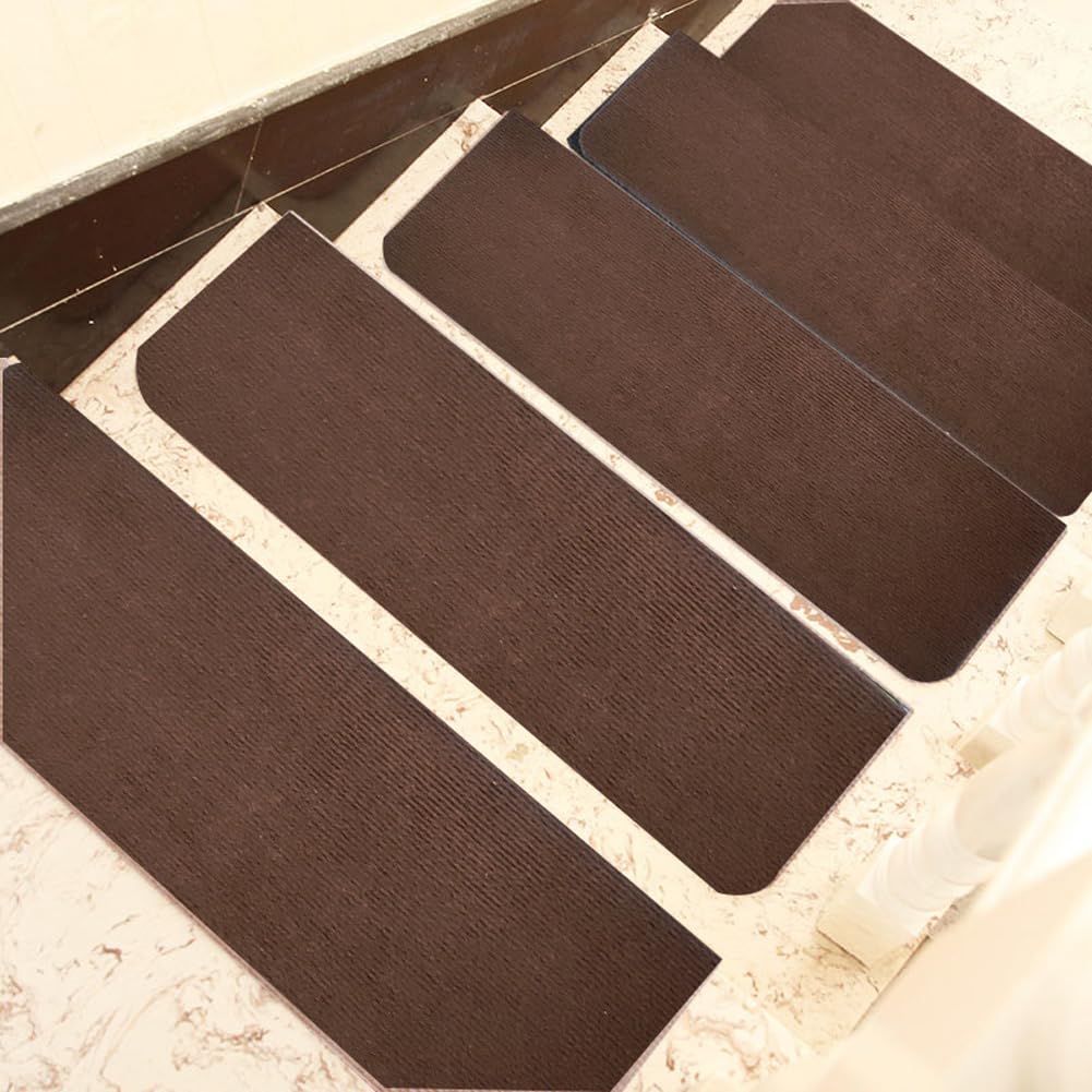 uoXHFdh 1PC, Random Cutting Self-Adhesive Safety Stair Mats(E,60x60cm)