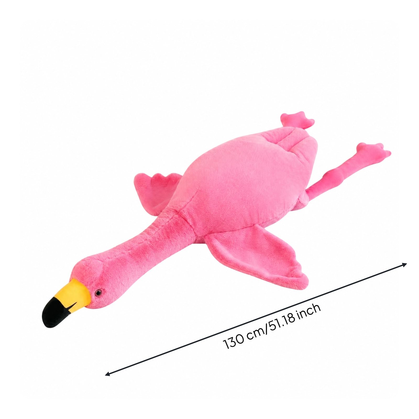di Peluche Peluche con Collo Lungo Leggero per Soggiorno, Angolo Lettura, Gioco Immaginativo, 130CM