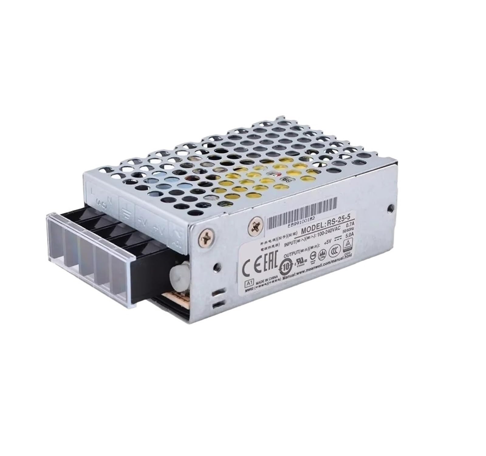XDDQWSWA RS-25-5 RS-25-12 RS-25-15 RS-25-24 RS-25-48 25W Single Output Switching Power Supply(RS-25-12)