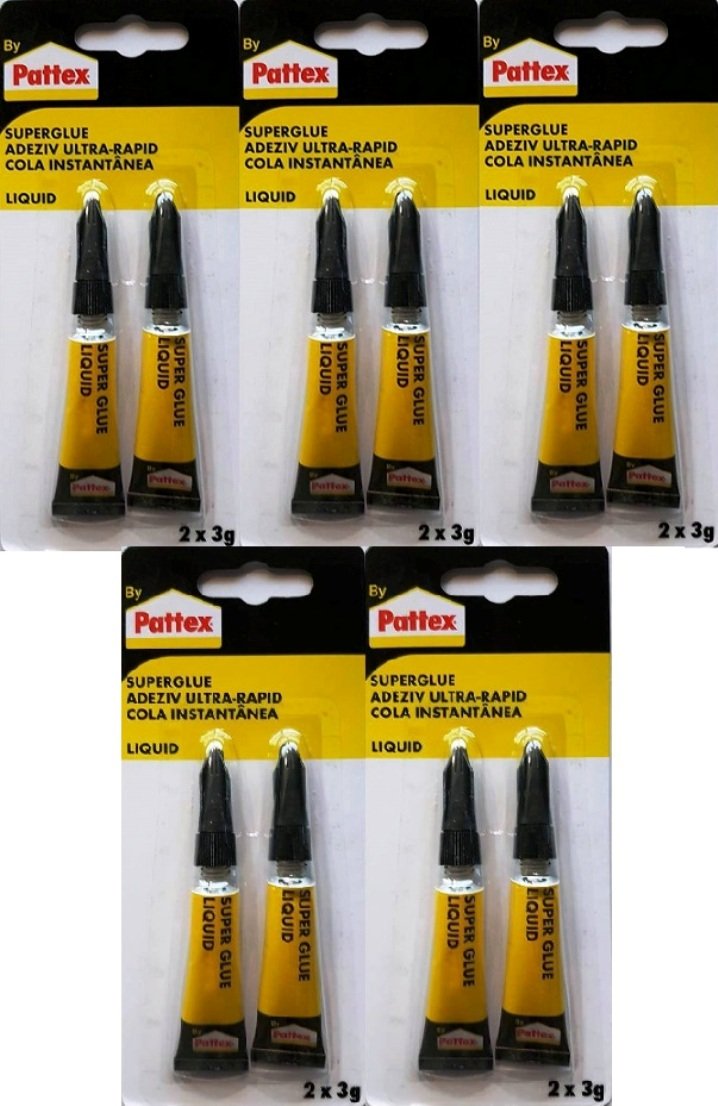 Pattex Superglue Liquid Liquid 2 X 3G, 10 x 3g, 10