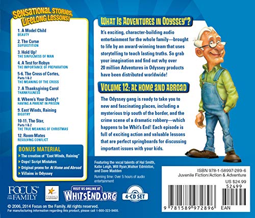 At Home and Abroad (Adventures in Odyssey Gold Audio Series #12) - Image 2